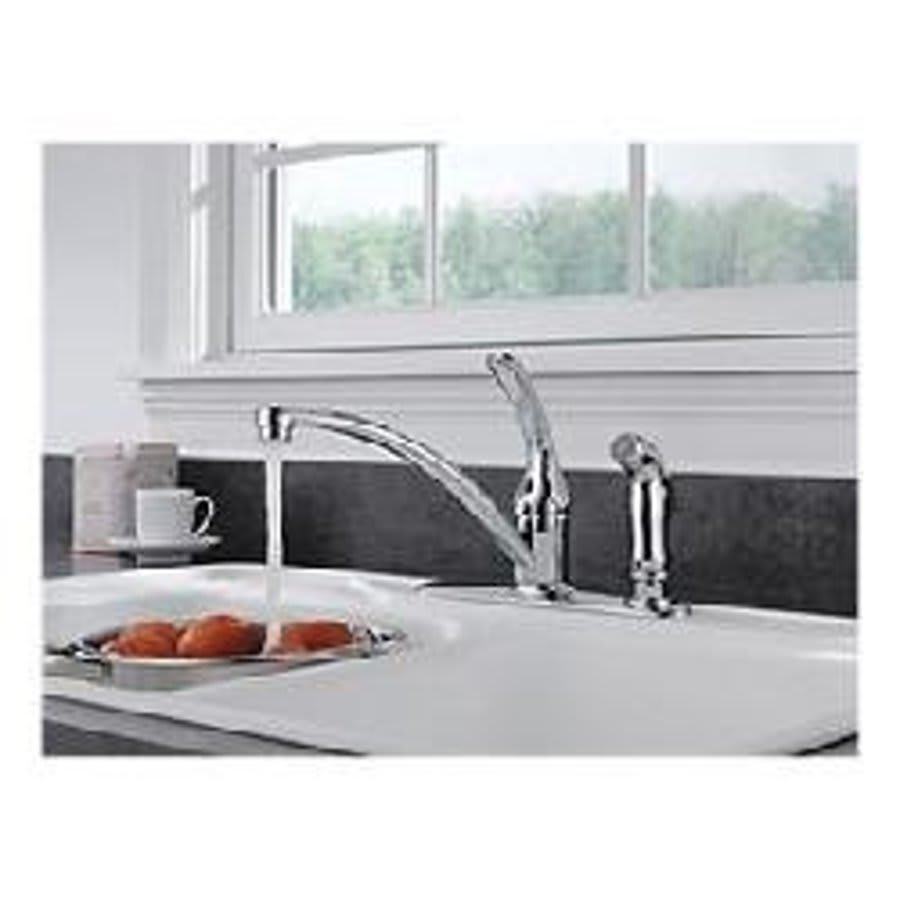 Foundations® Kitchen Faucet, Deck Mount, ADA, 1 Lever Handle, 3-Hole, Chrome