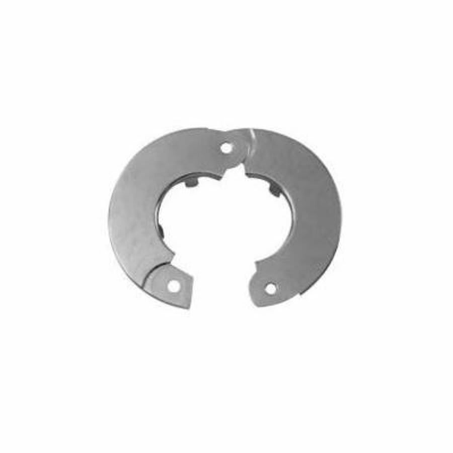 F&C Split Ring Escutcheon, 3-1/2 in OD, Polished Chrome