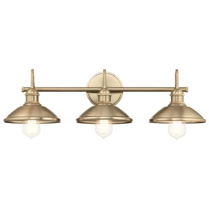 Clyde 3 Light 27" Wide Bathroom Vanity Light