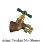 Loose Key Hose Bibb, 3/4 in Inlet, FNPT, Rough Bronze