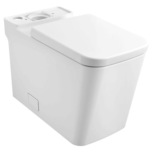 Eurocube® Toilet Bowl, Floor Mount, 12 in Rough, ADA, Elongated, Alpine White