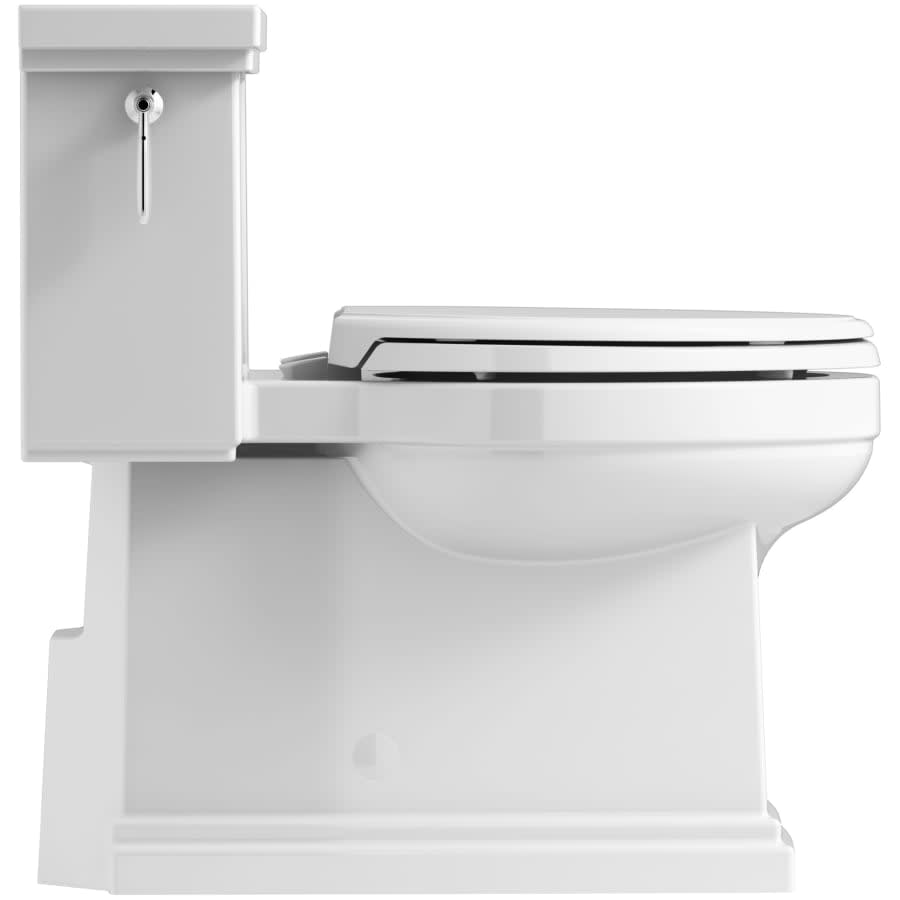 Tresham 1.28 GPF Elongated One-Piece Comfort Height Toilet with AquaPiston Technology - Seat Included