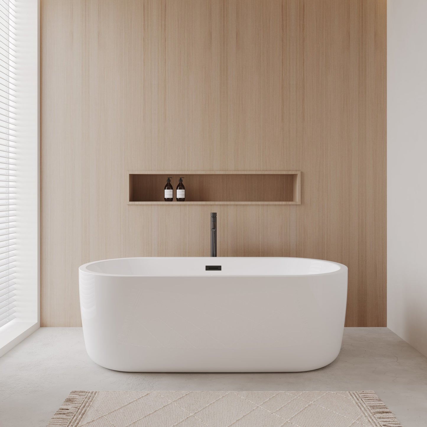 Juliette Freestanding Bathtub - 67W x 23H x 31.5D