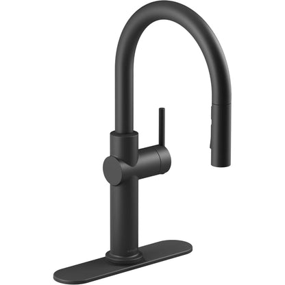 Crue 1.5 GPM Single Hole Pull Down Kitchen Faucet - Includes Escutcheon