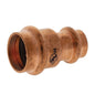 Reducer Coupling, 3/8 x 1/4 in, Press, Copper