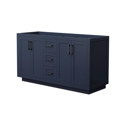 Miranda Double Bathroom Vanity - 59.25W x 33H x 21.75D