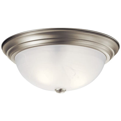 3 Light 16" Wide Flush Mount Ceiling Fixture