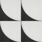 Scenario Nero Crescent Square, Crescent 8X8 Matte