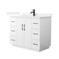 Elan Single Bathroom Vanity with Toe Kick - 42W x 35H x 22D