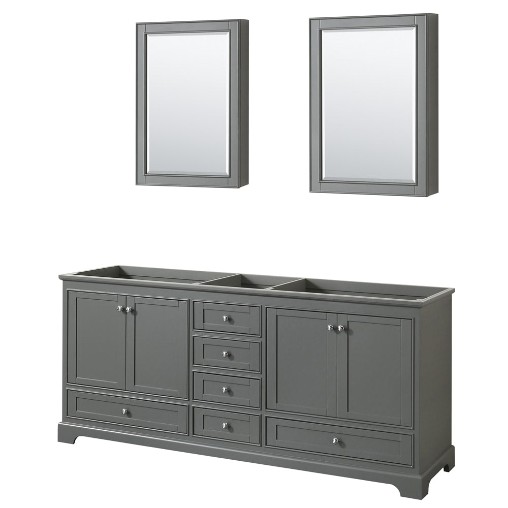 Deborah Double Bathroom Vanity - 79W x 34.25H x 21.63D