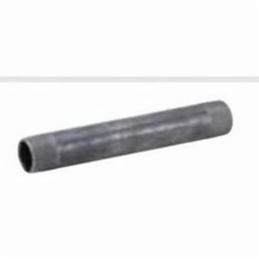 Nipple, 2-1/2 in, 4 in L, MNPT, Steel, Black, SCH 40/STD