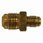 Union, 5/8 x 1/2 in, Flare, Brass, Rough Brass
