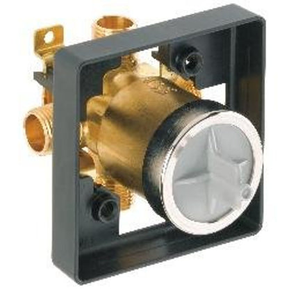 Tub/Shower Rough-In, 1/2 in, MNPT Inlet x 1/2 in FNPT C Outlet, Forged Brass Body