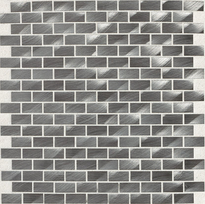 Structure Gunmetal Brick 1/2X1 Satin