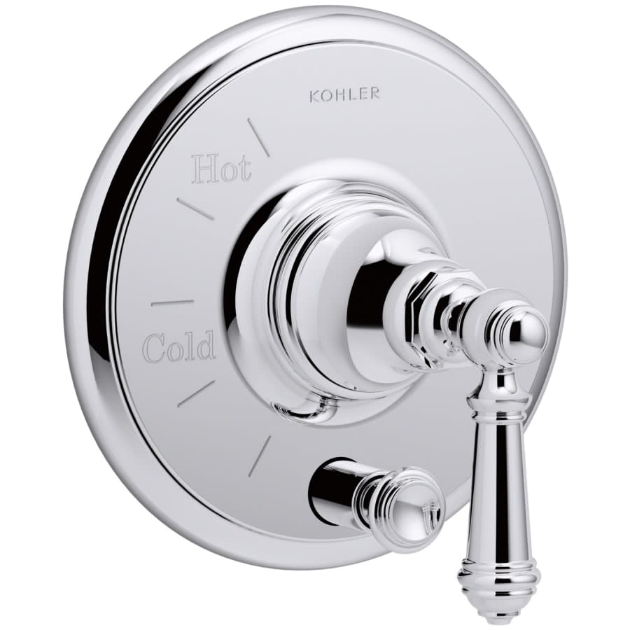 Artifacts Two Function Pressure Balanced Valve Trim Only with Single Lever Handle and Integrated Diverter - Less Rough In