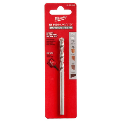 BIG HAWG™ Pilot Bit, 7/16 in, Arbor, 5/16 in, Shank, 5/16 in, Pilot Drill, Steel