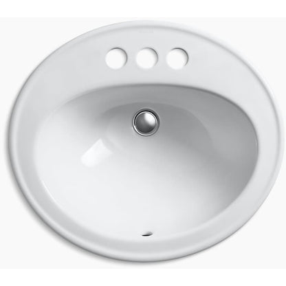 Pennington 20-1/4" Drop In Bathroom Sink with 3 Holes Drilled and Overflow