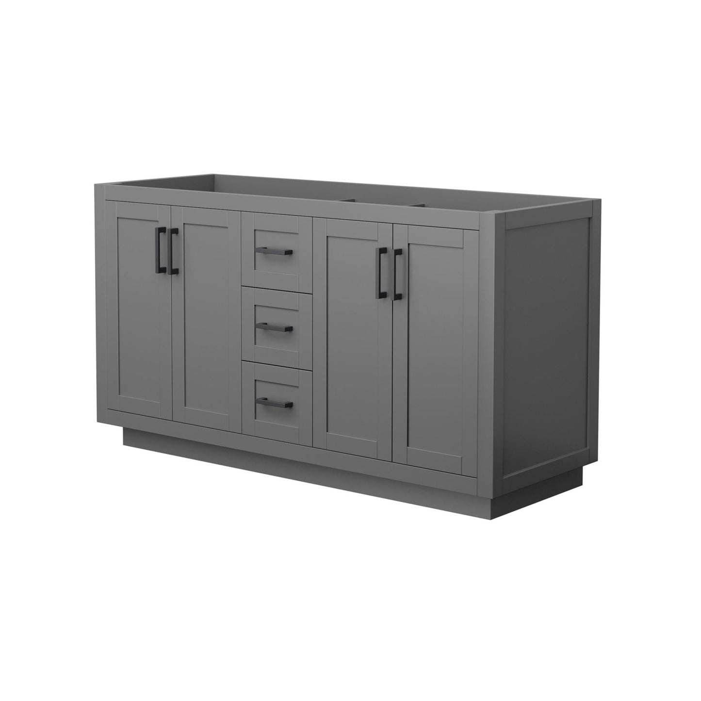 Miranda Double Bathroom Vanity - 59.25W x 33H x 21.75D