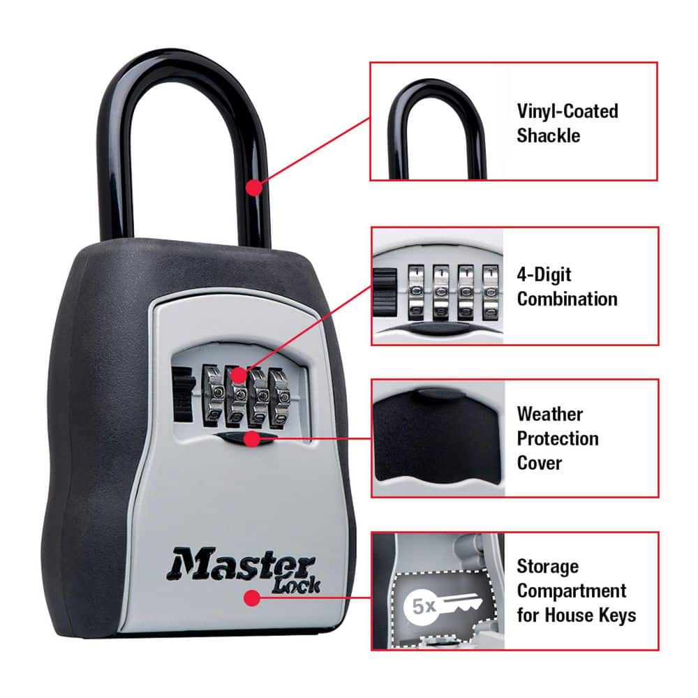 Lock Box, Resettable Combination Dials