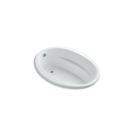 Sunward® Drop-In/Undermount Tub, 60 x 42 x 21 in, End Drain, White