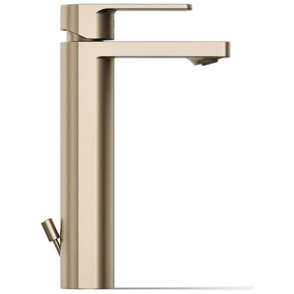 Parallel 0.5 GPM Single Hole Bathroom Faucet with Pop-Up Drain Assembly