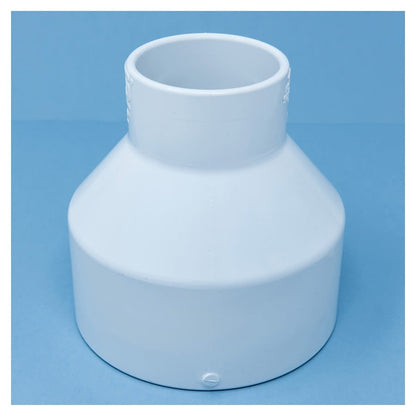 Reducer Coupling, 1-1/2 x 2 in, Hub, DWV, PVC