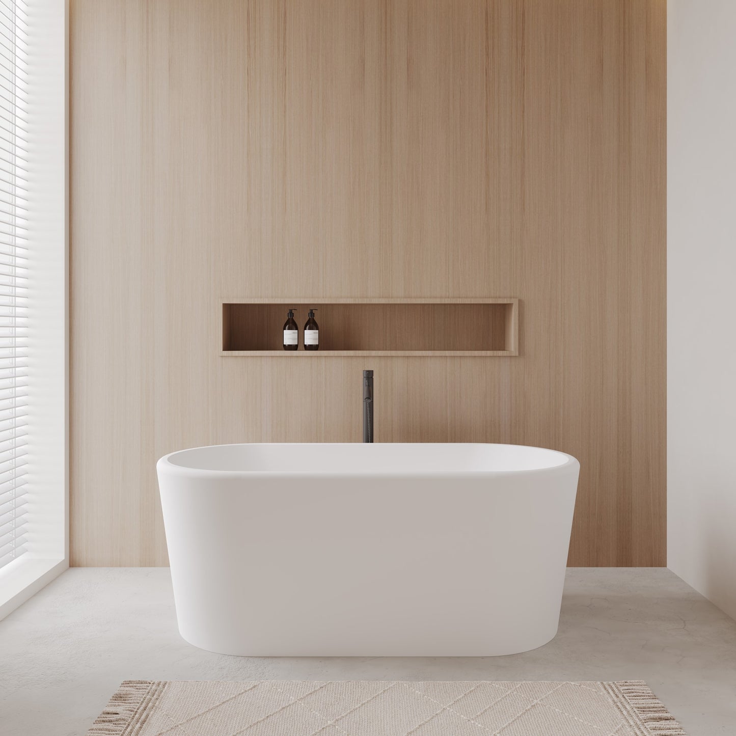 Ursula Freestanding Bathtub - 59W x 23H x 27.5D