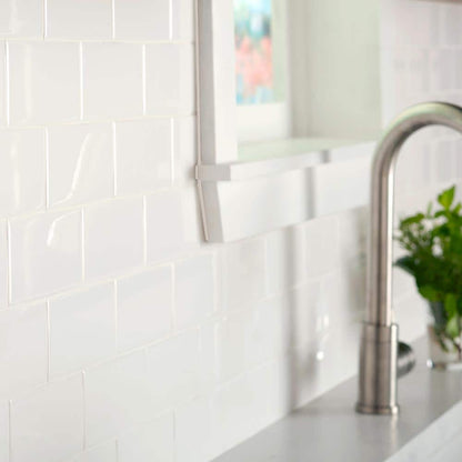 Restore 3 in. x 6 in. Ceramic Bright White Subway Tile (12.5 sq. ft. / Case)