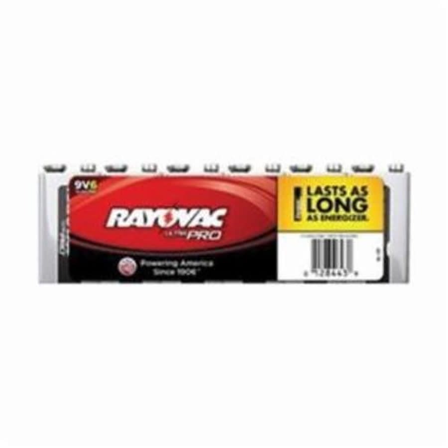 Ultra Pro™ Mercury Free Shrink Wrapped Battery, Alkaline, 9 VDC V, 500 mAh, 9 VDC, 6-Pack