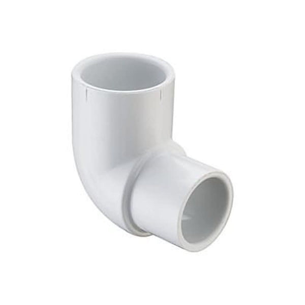 90 deg Elbow, 2 x 1-1/4 in, Socket, SCH 40/STD, PVC