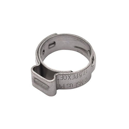 QickSert CR® QSOETPG_X Pre-Crimped Ring, 1 in, 304/304L Stainless Steel