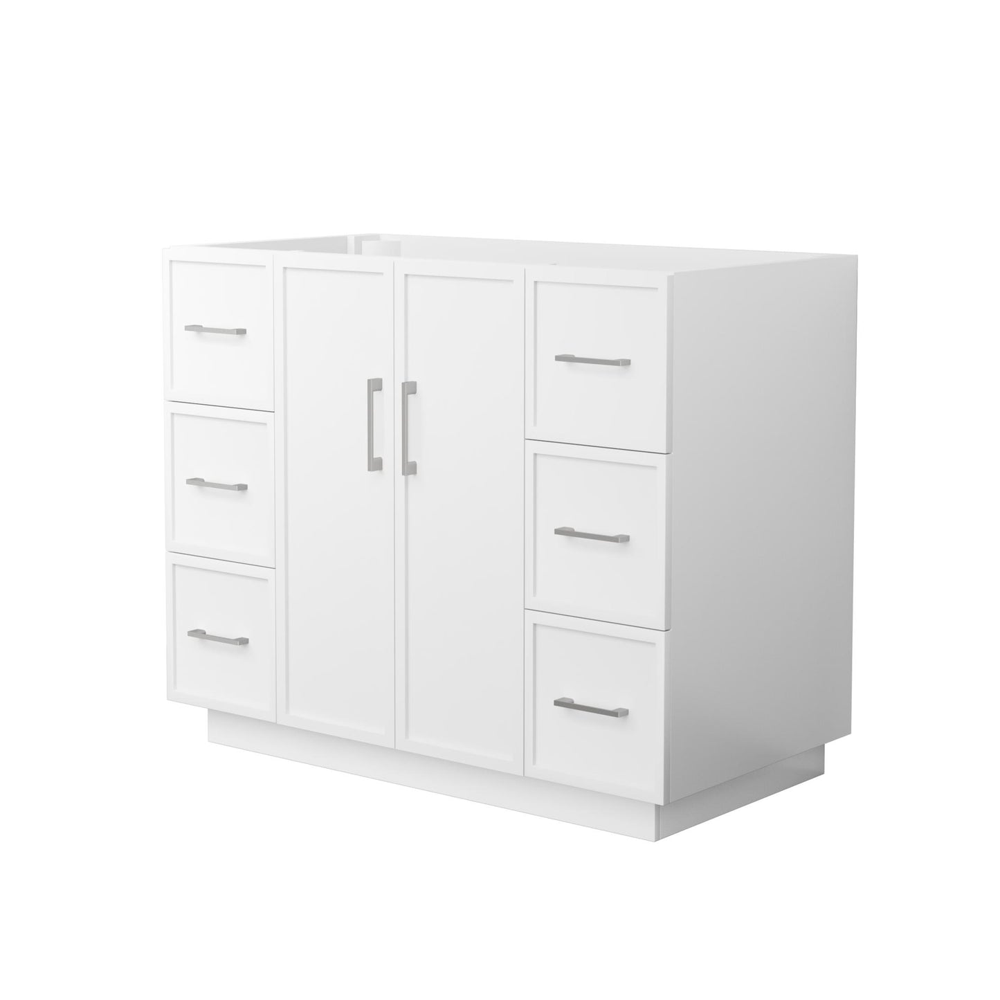 Elan Single Bathroom Vanity with Toe Kick - 41W x 34.25H x 21.5D