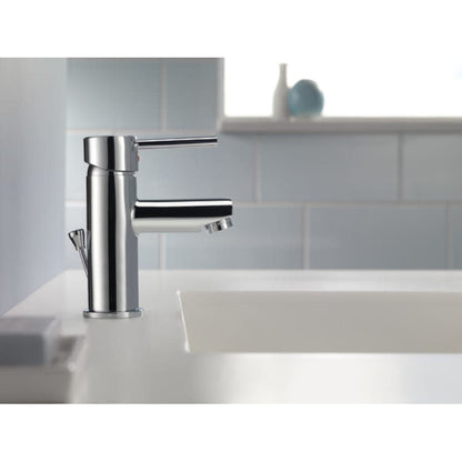 Modern 1 GPM Single Hole Bathroom Faucet with Pop-Up Drain Assembly