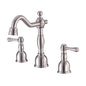Opulence® Widespread Lavatory Faucet, ADA, 2 Handle, 3-Hole, 1.2 gpm, Brushed Nickel