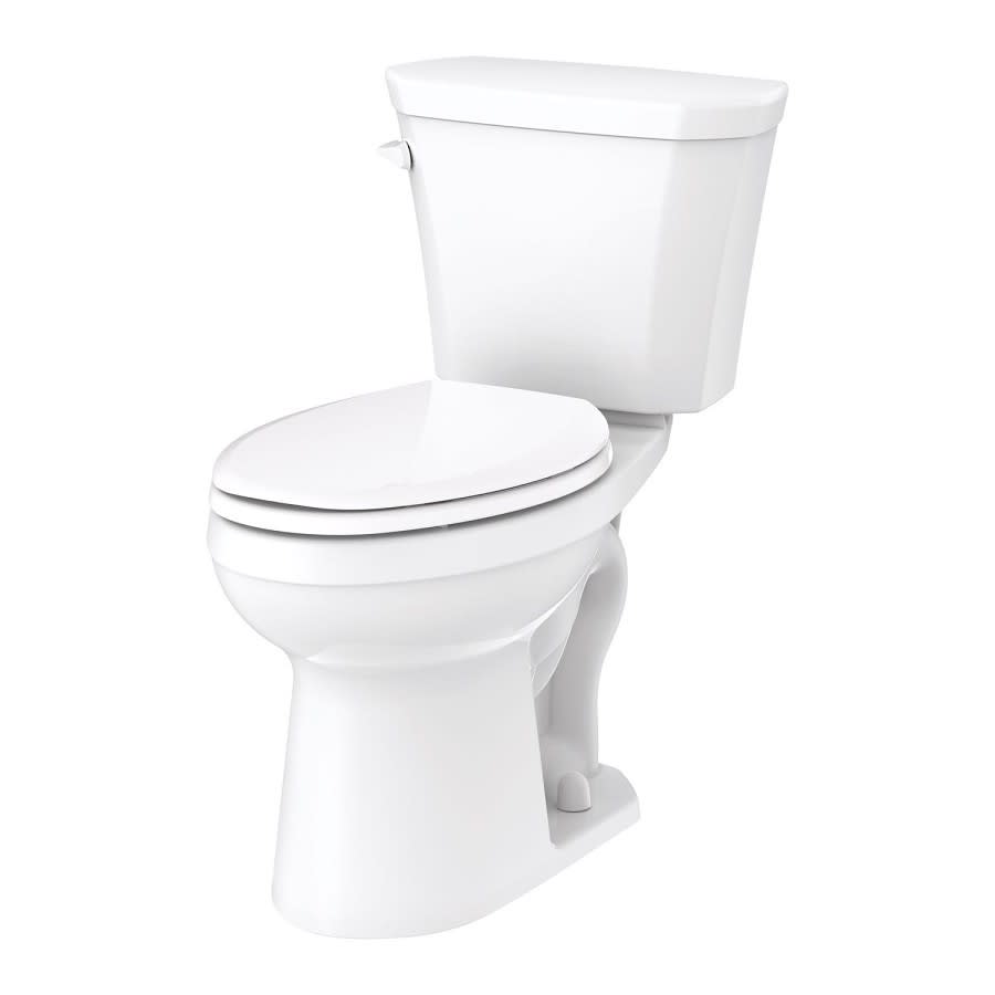 Viper® Toilet Bowl, Floor Mount, 10 in Rough, ADA, Elongated, White