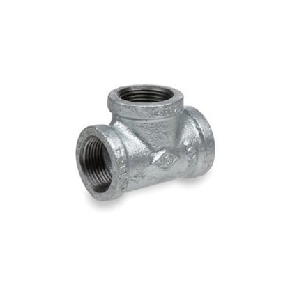 Tee, 3 in, FNPT, 150 lb, Malleable Iron, Galvanized