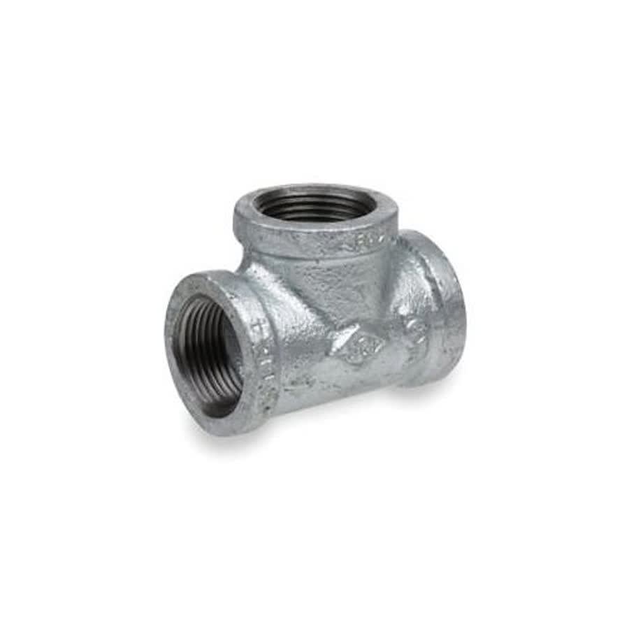 Tee, 4 in, FNPT, 150 lb, Malleable Iron, Galvanized
