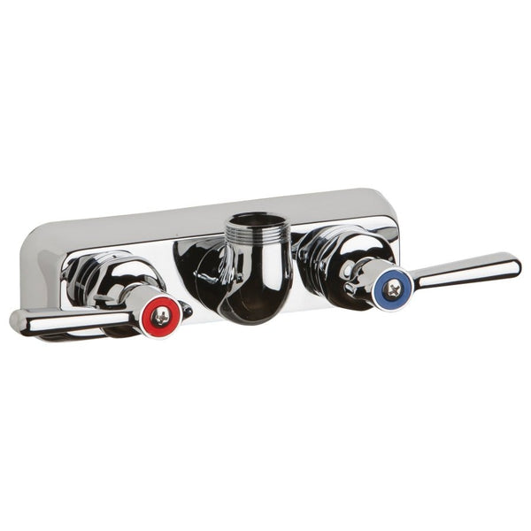 Utility Sink Faucet, Wall Mount, ADA, Lever Handle, Polished Chrome