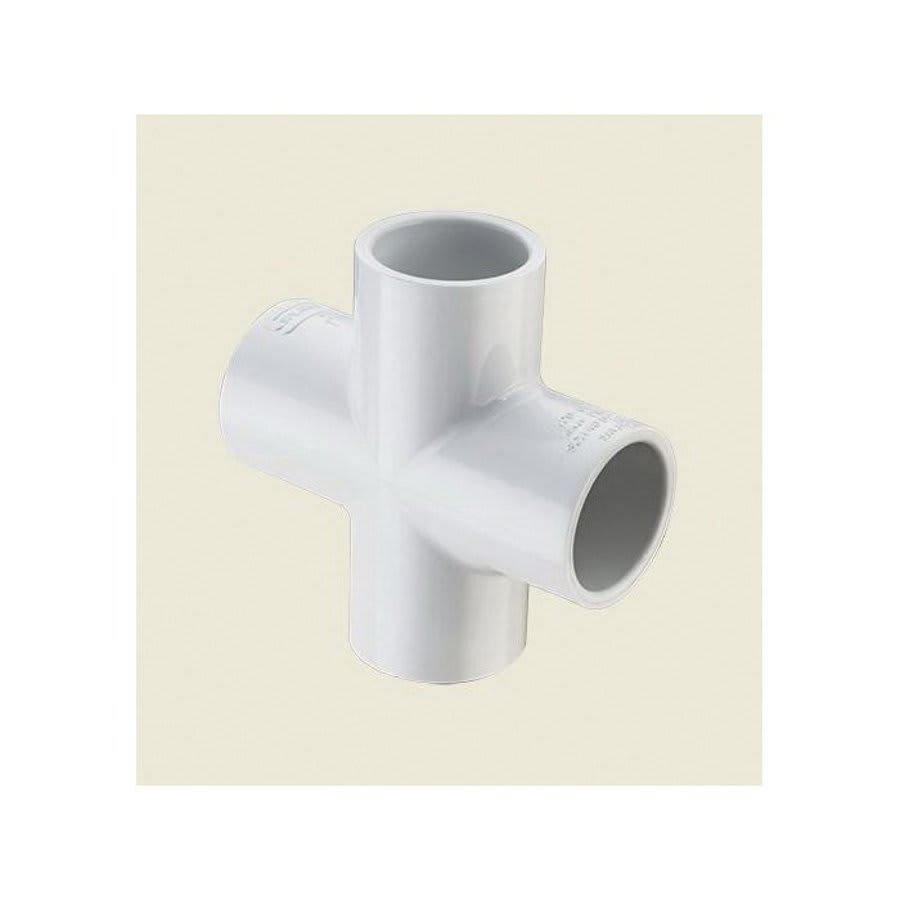Cross, 1 in, Socket, SCH 40/STD, PVC