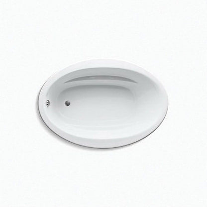 Sunward® Drop-In/Undermount Tub, 60 x 42 x 21 in, End Drain, White