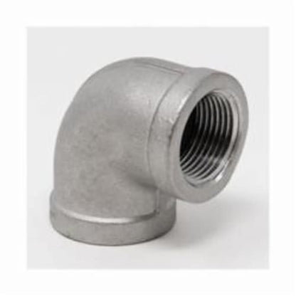 90 deg Elbow, 1-1/4 in, FNPT, 304/304L Stainless Steel, 150 lb