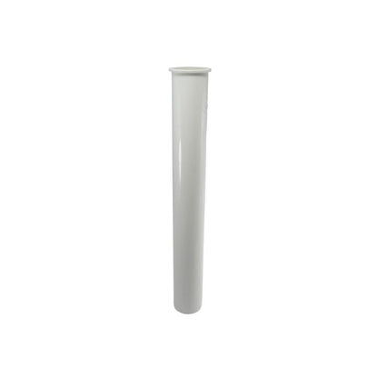 Tubular Tailpiece, 1-1/2 in, Tube x Flange, White