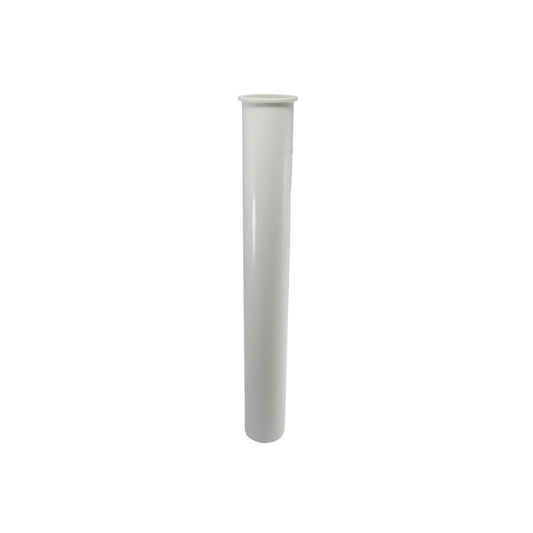 Tubular Tailpiece, 1-1/2 in, Tube x Flange, White