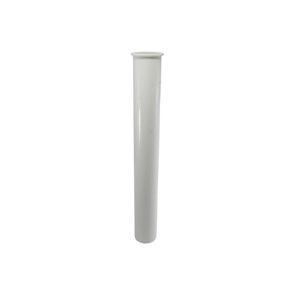 Tubular Tailpiece, 1-1/2 in, Tube x Flange, White