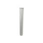 Tubular Tailpiece, 1-1/2 in, Tube x Flange, White