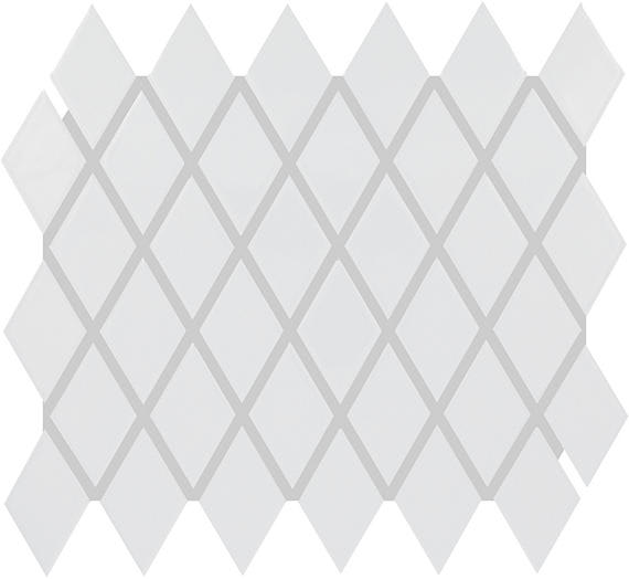 Color Wheel Retro Arctic White Chevron 2X3 Glossy