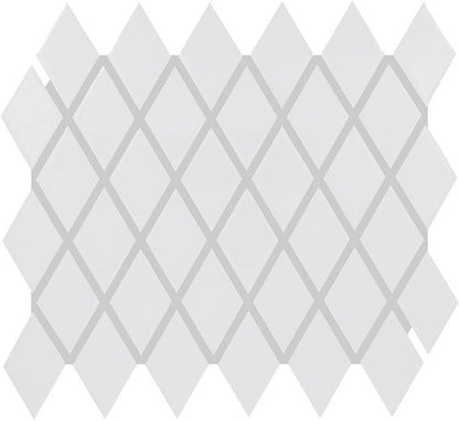 Color Wheel Retro Arctic White Chevron 2X3 Glossy