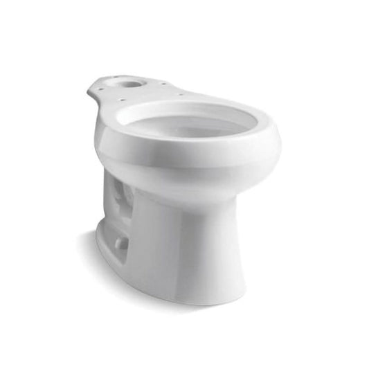 Wellworth® Toilet Bowl, Floor Mount, 12 in Rough, Round, White