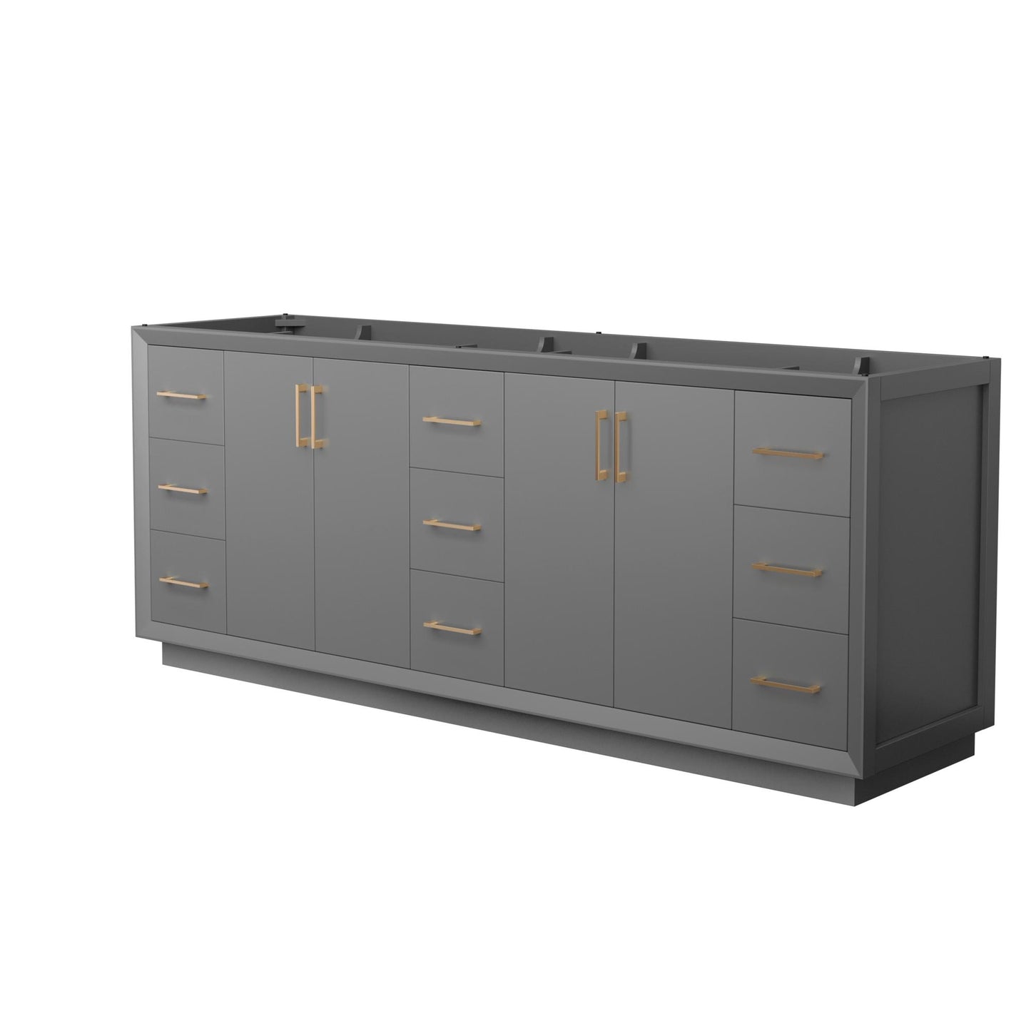 Strada Double Bathroom Vanity - 83.25W x 34.25H x 21.75D