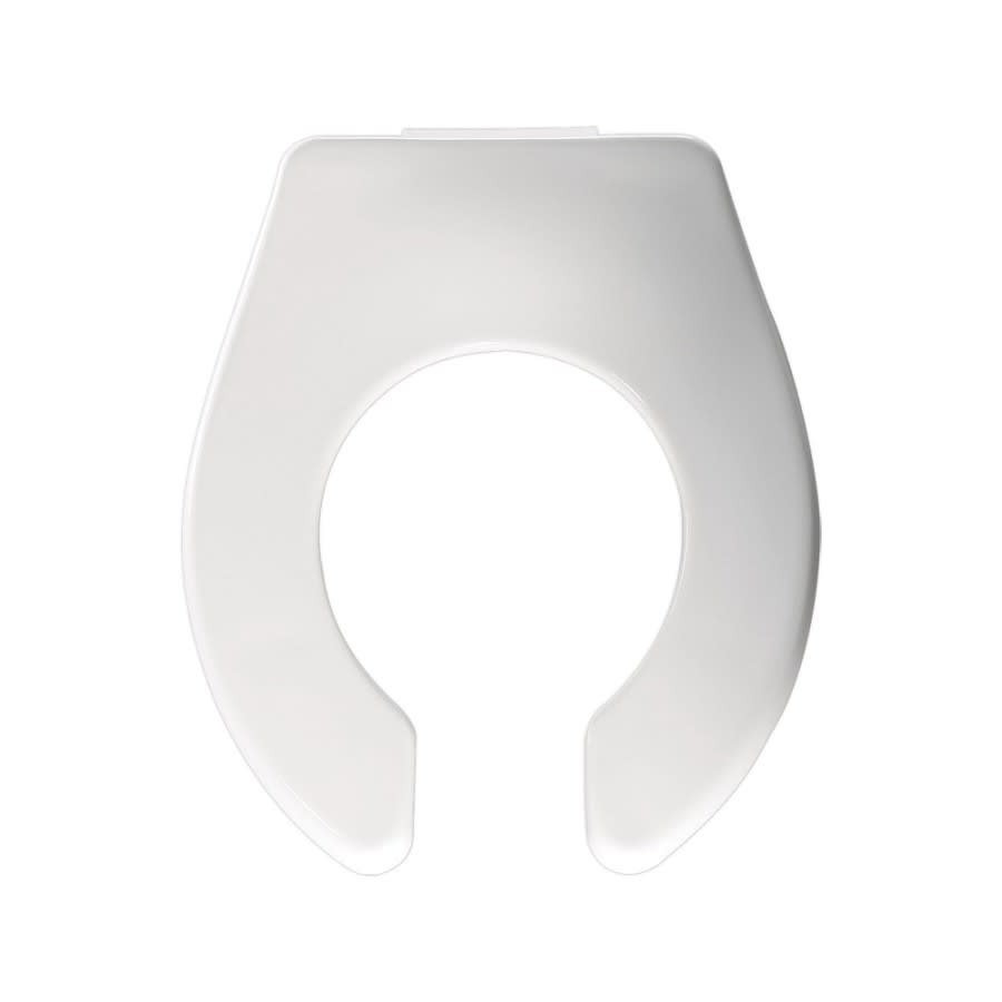Toilet Seat, Child Bowl, Open Front, Less Cover, Plastic, White
